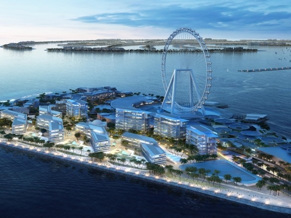 Bluewaters Residences waterfront apartment towers in Dubai