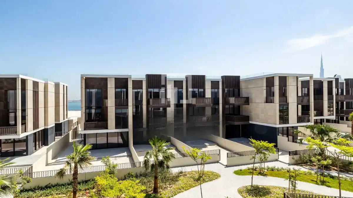 1 Amalfi Villas exterior in Dubailand Dubai