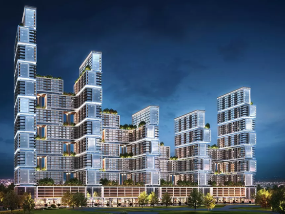 Sobha One luxury residential towers exterior in Dubai