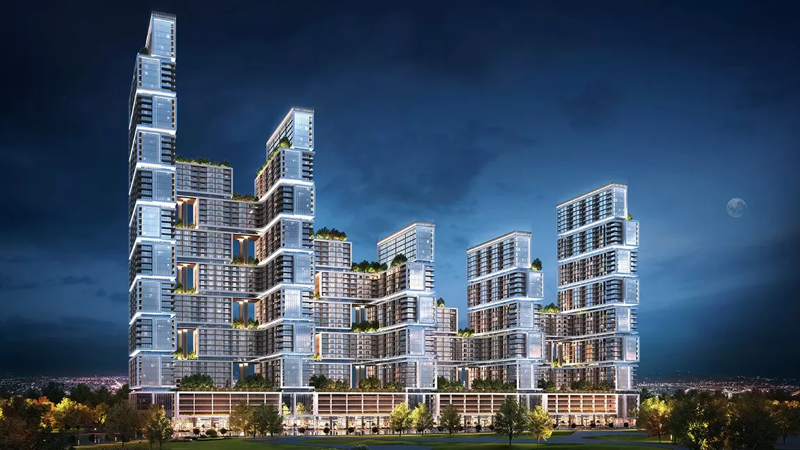 Sobha One luxury residential towers exterior in Dubai