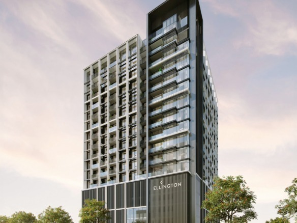 Hillmont Residences exterior view Dubai Hills Estate