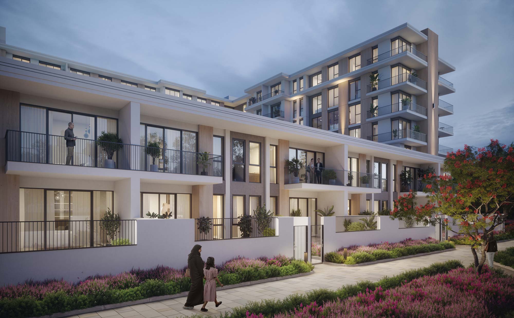 The Holland Gardens exterior view Town Square Dubai