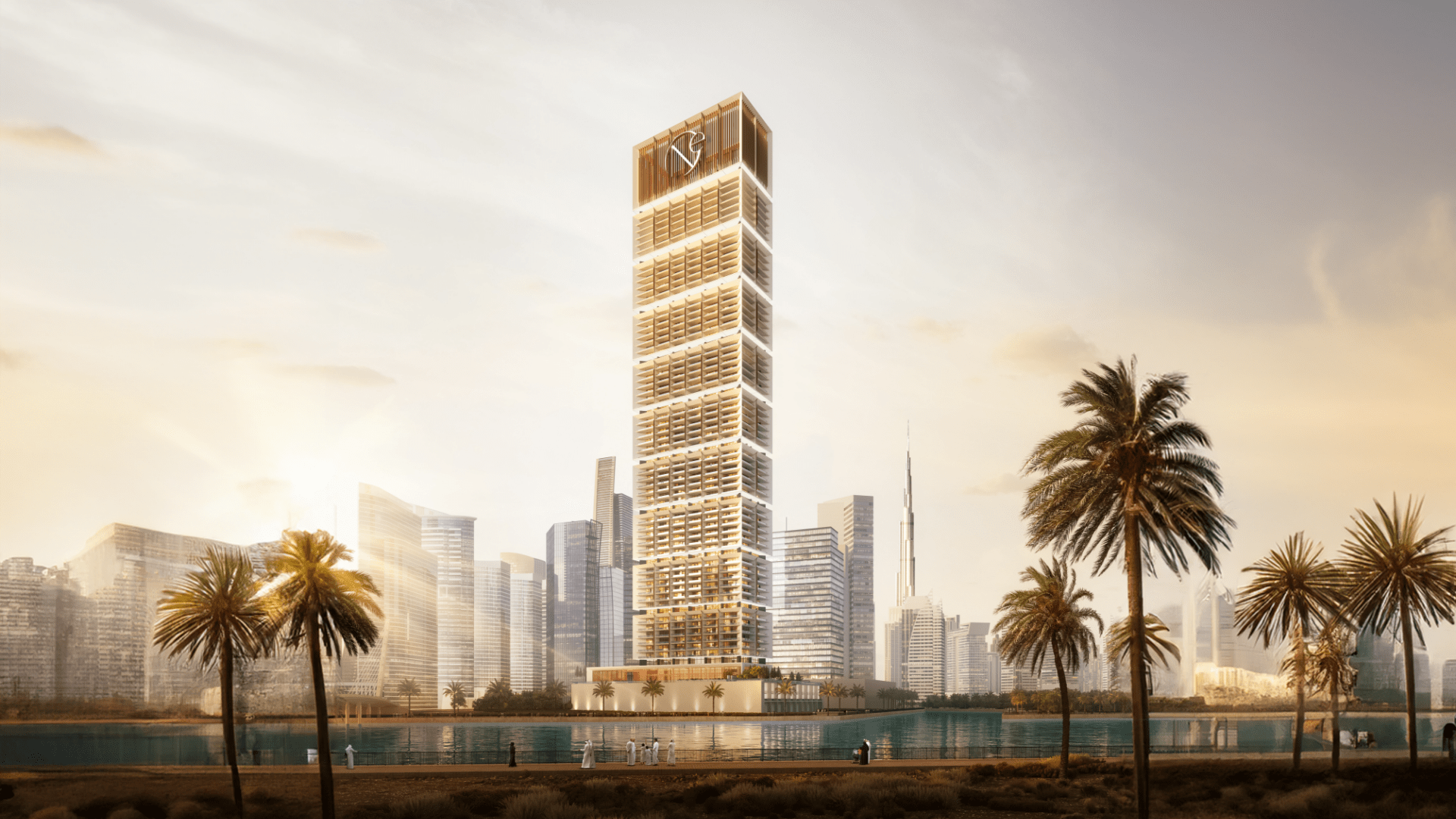 One by Binghatti 2 residential building exterior in Business Bay