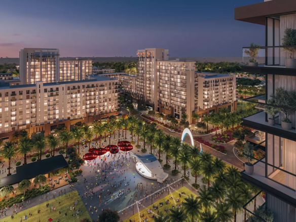 Aria on the Park exterior view Town Square Dubai