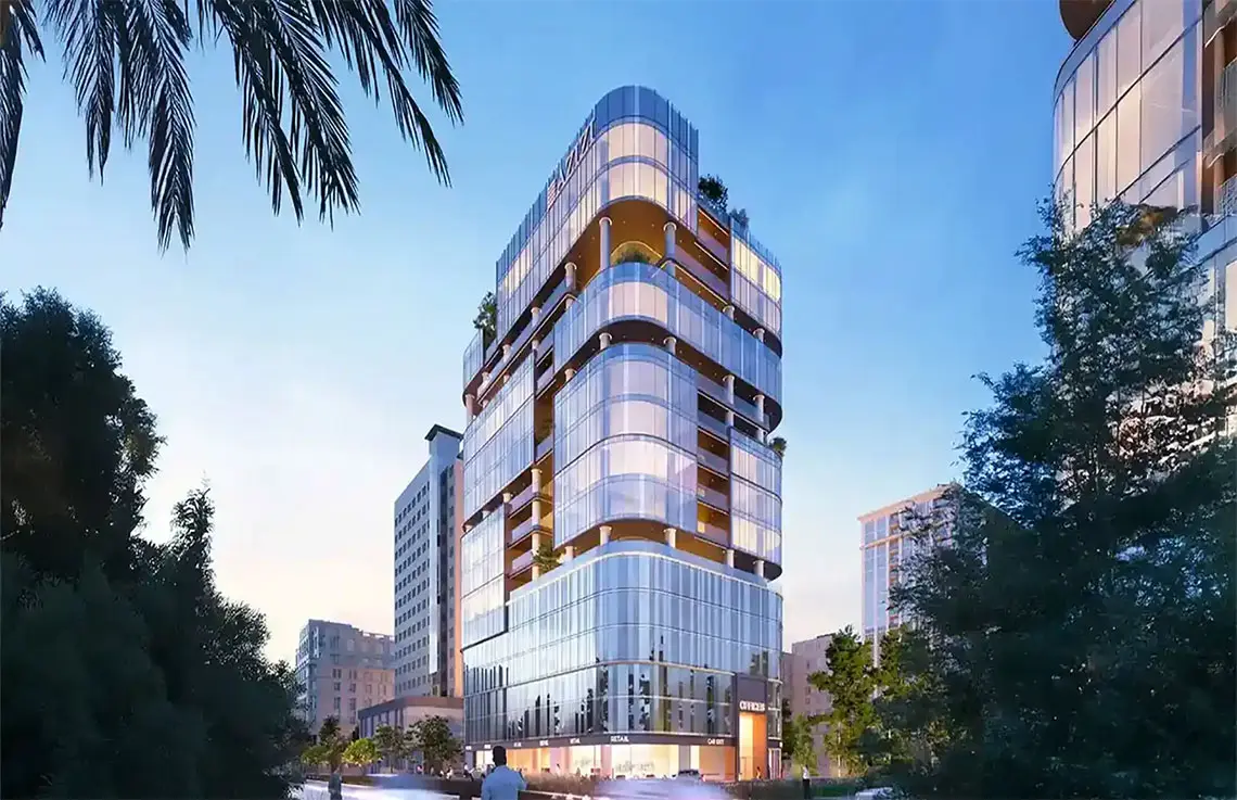 Azizi Emerald residential building exterior in Dubai