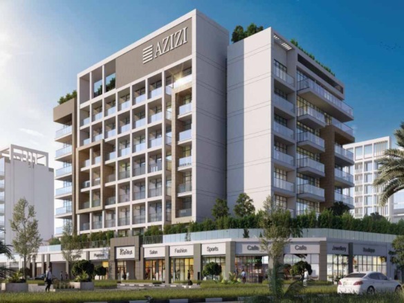 Azizi Riviera 63 residential building exterior in Dubai