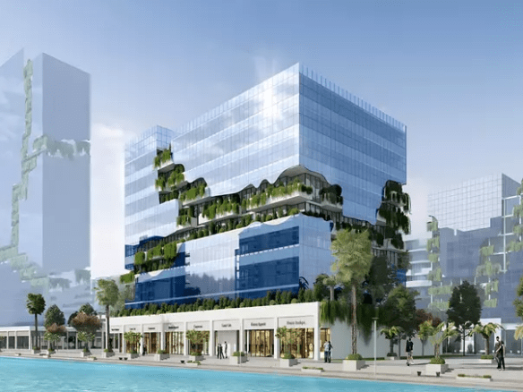 Azizi Riviera Azure waterfront residential building in Meydan Dubai