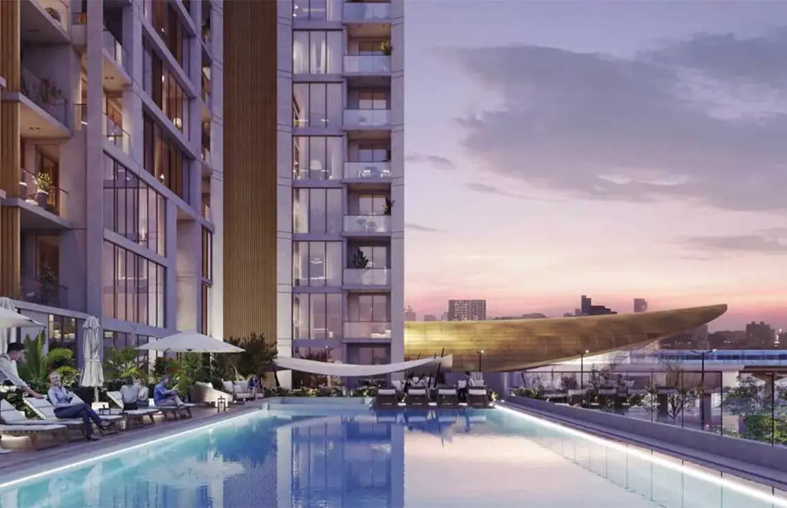 Azizi Sakandar Azizi Sakandar residential building exterior in Dubai