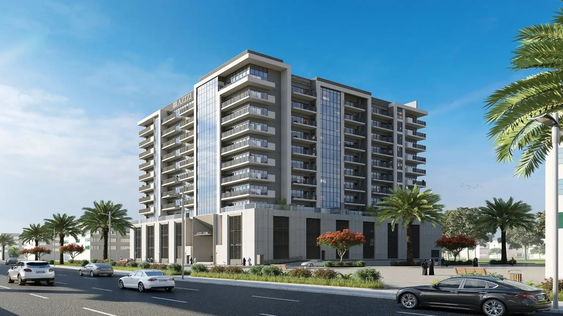 Azizi Zain Azizi Zain residential building exterior in Al Furjan