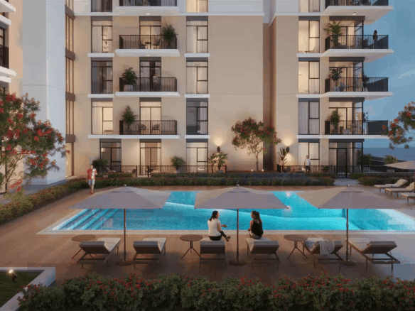 Oberon exterior view Town Square Dubai