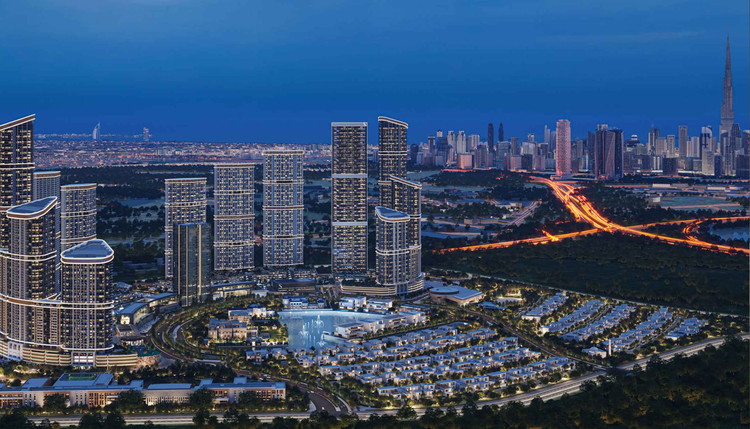 Skyvue SkyVue by Sobha luxury residential tower exterior Downtown Dubai