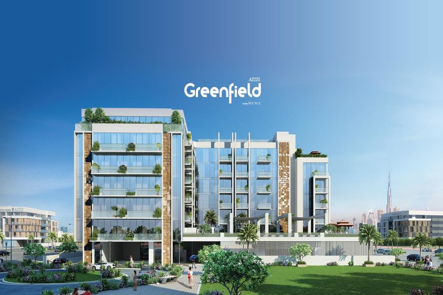 azizi-greenfield-267645-082002 Azizi Greenfield residential building exterior in Dubai