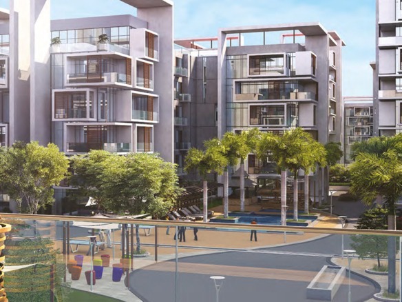 Azizi Victoria exterior view in Meydan Dubai