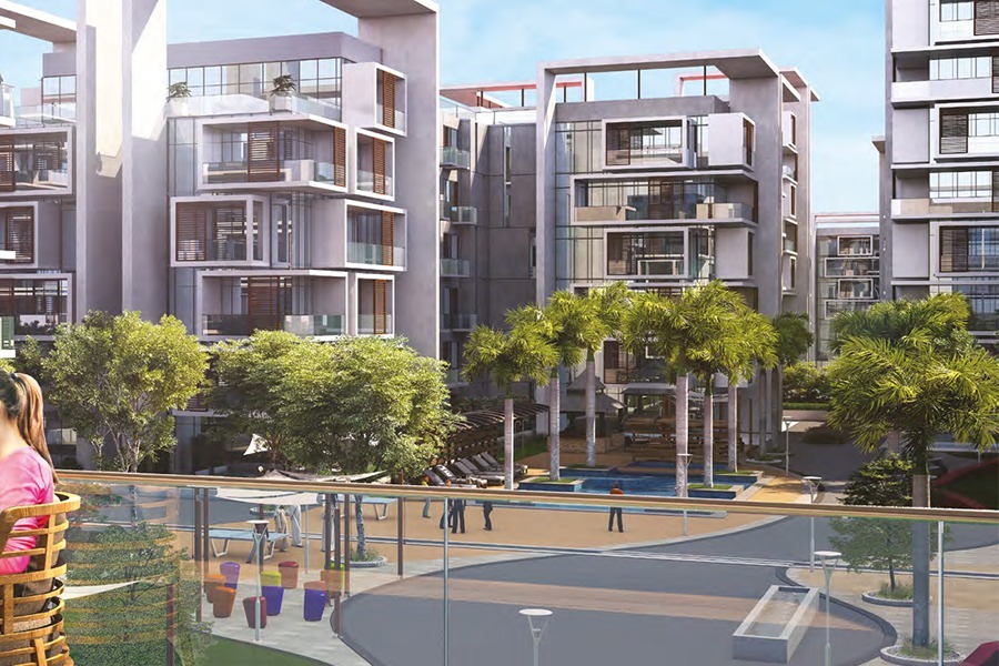 Azizi Victoria exterior view in Meydan Dubai