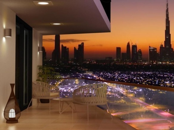 Binghatti Creek tower exterior in Al Jaddaf