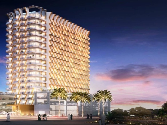 Binghatti Gateway residential building exterior in JVC