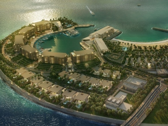 Bvlgari Mansions waterfront mansion exterior Jumeirah Bay Island Dubai