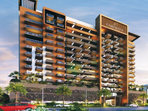 Azizi Farishta residential building exterior in Al Furjan Dubai