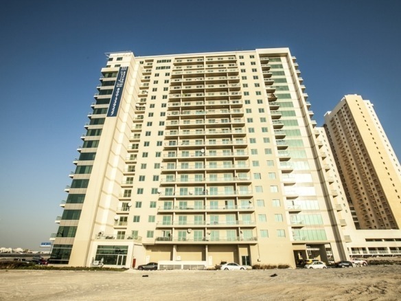 Oakwood Residency exterior view Dubai Production City