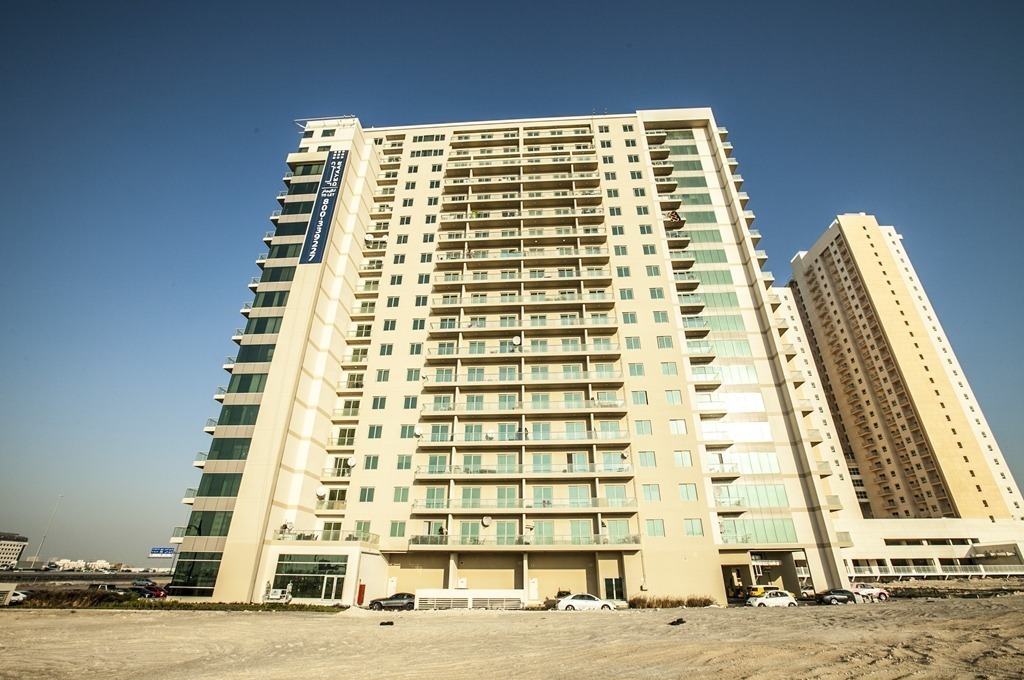 Oakwood Residency exterior view Dubai Production City
