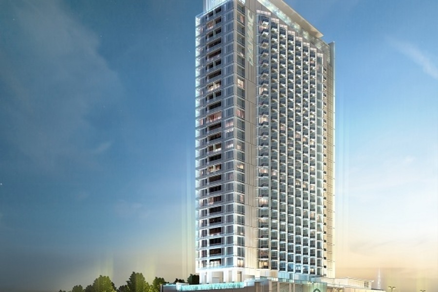 Paramount Hotel and Residences tower in Business Bay Dubai