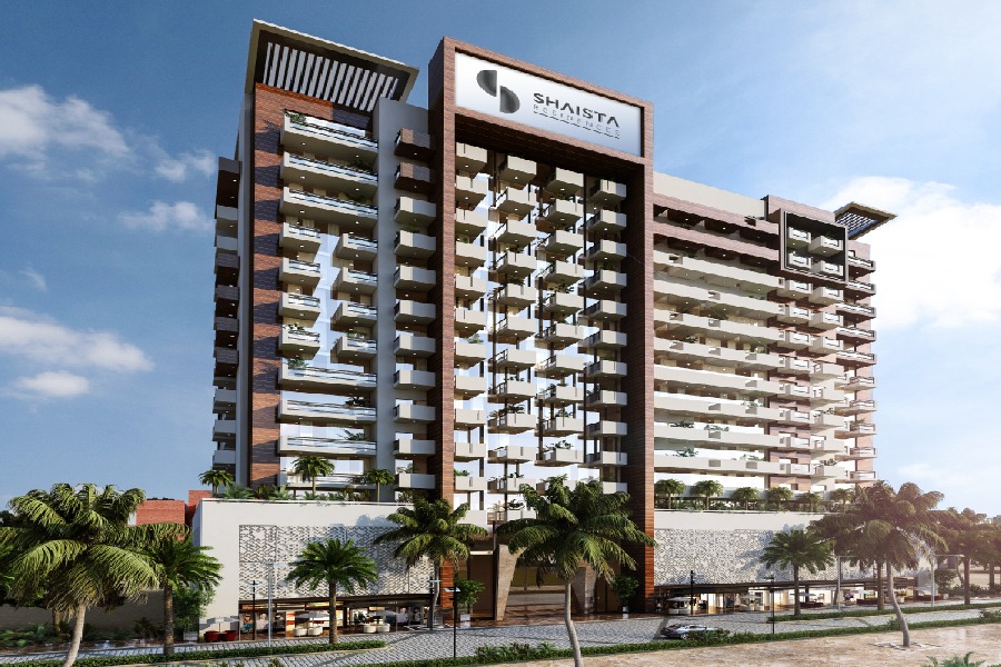 Azizi Shaista residential building exterior in Al Furjan Dubai