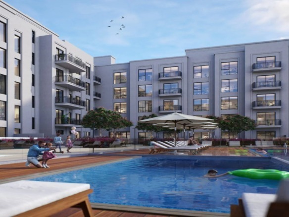 The Diplomat Residences building exterior in Dubai