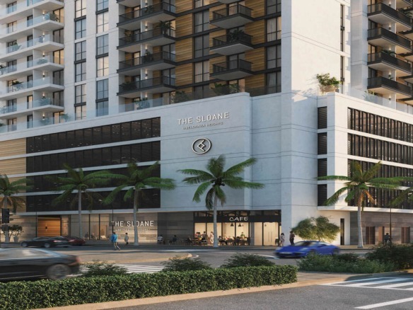 The Sloane exterior view Downtown Dubai
