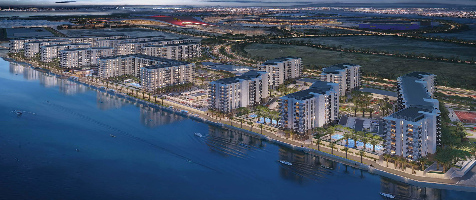 Waters Edge Apartments waterfront exterior view